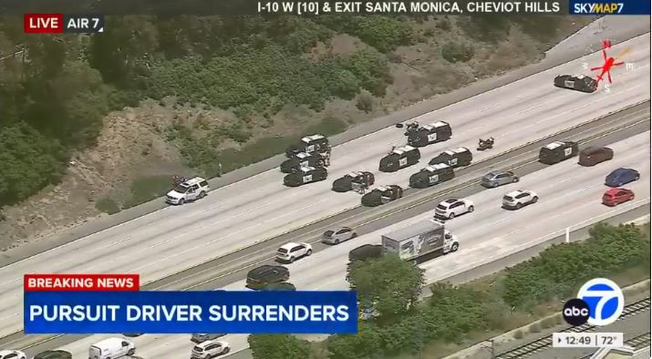 Shocking Arrest: Suspect Detained on 10 Freeway Sparks Outrage!
