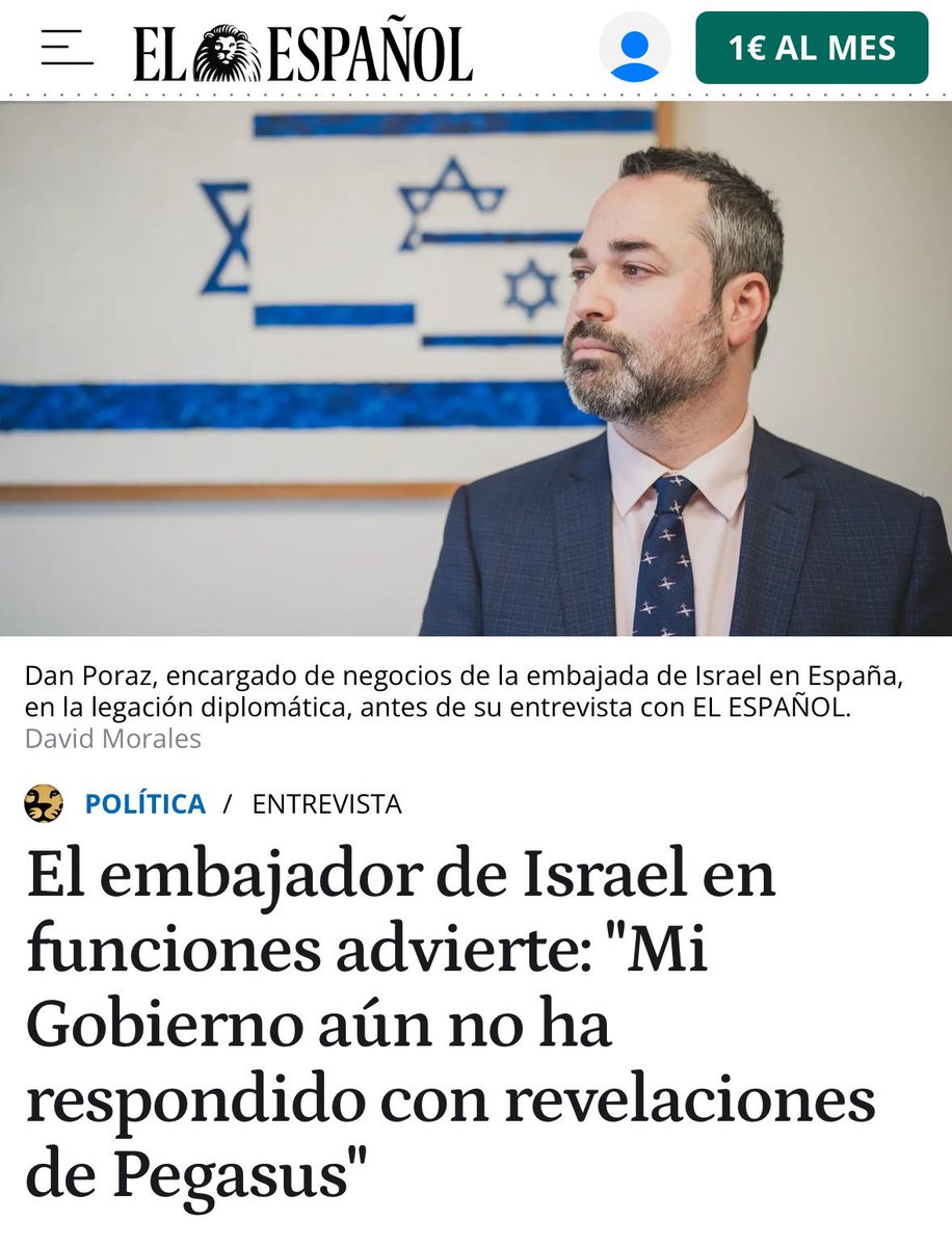 Shocking: Israel's Envoy Suggests Pegasus Blackmail on Spain!