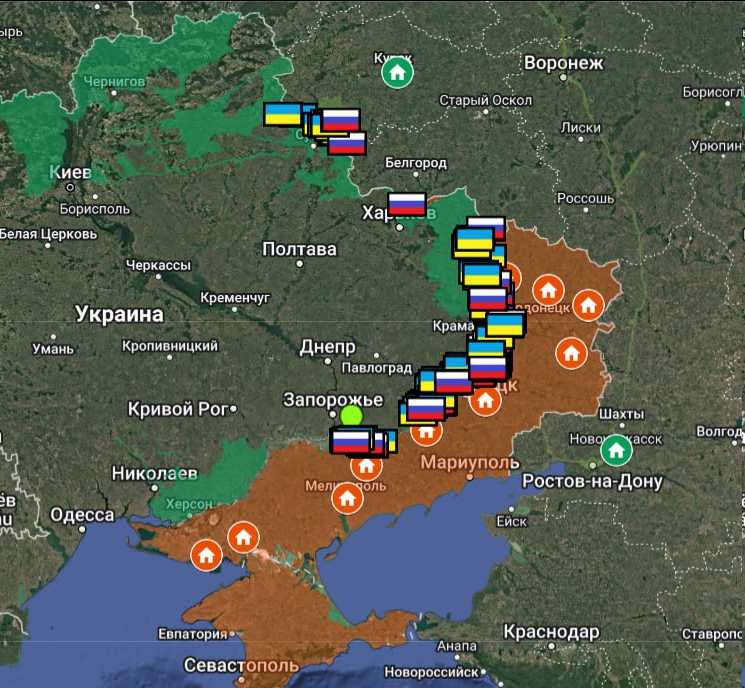 Shocking Map Reveals Both Sides Gaining Ground in Ukraine Conflict!