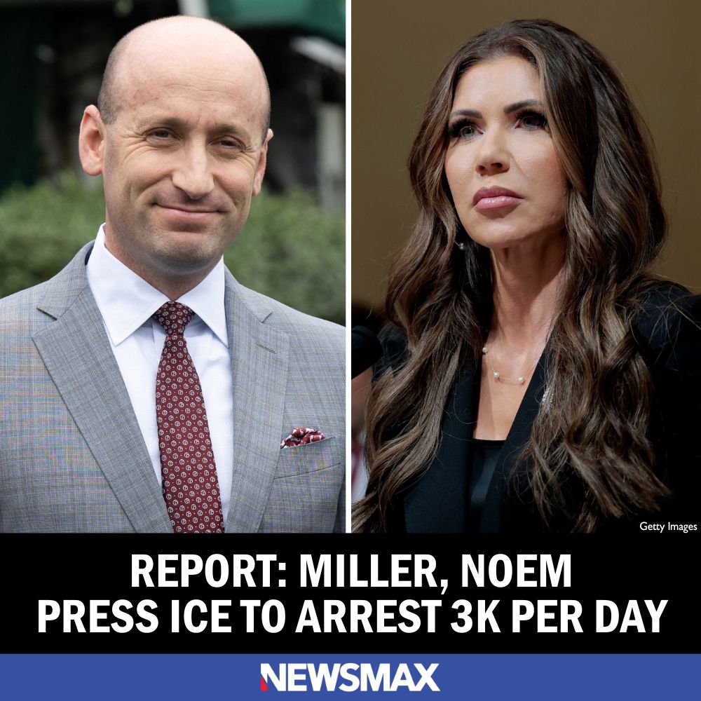 Stephen Miller & Kristi Noem's Shocking 3,000 Daily ICE Arrests Target!