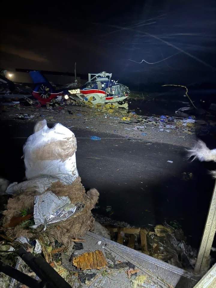 Tornado Devastates Somerset, KY: Medical Choppers Wrecked!