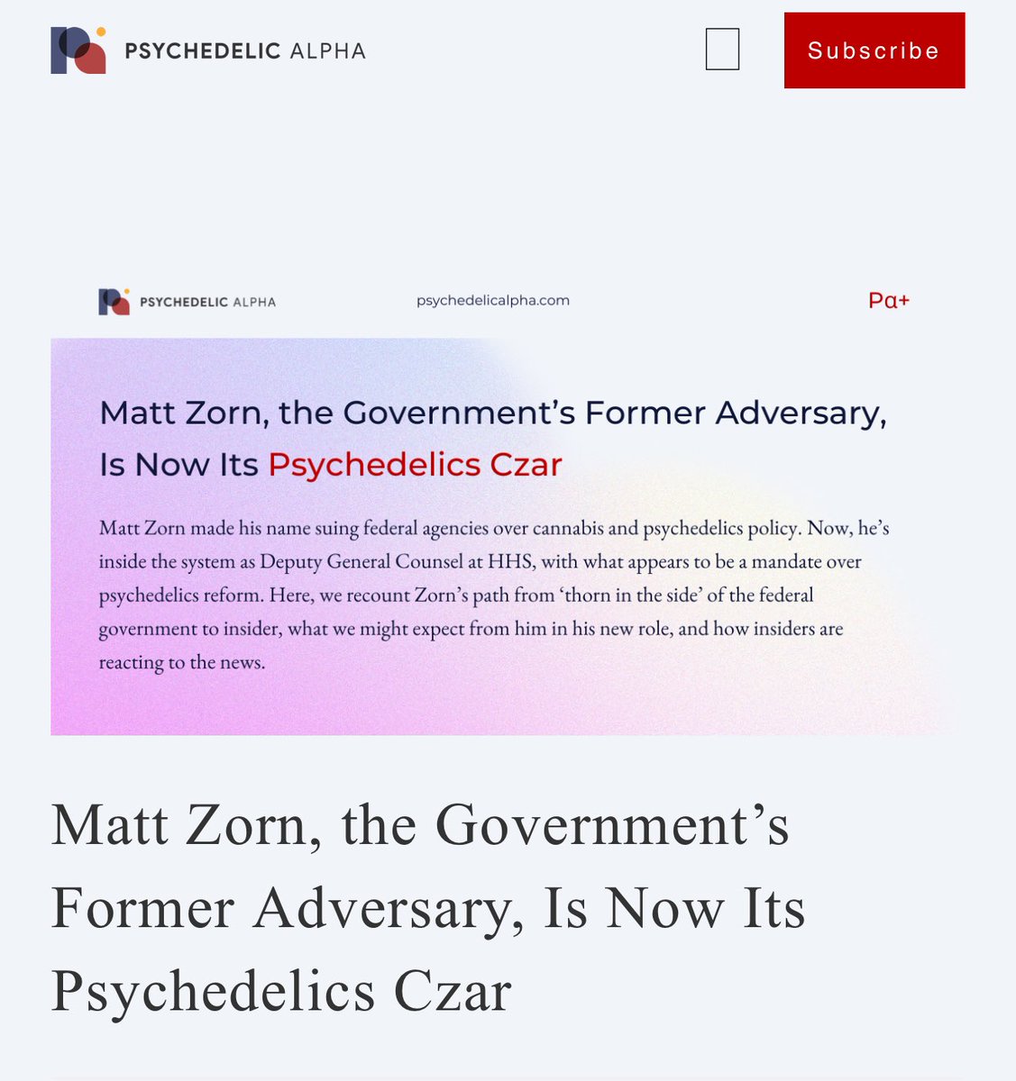 Trump's Psychedelic Czar? Zorn's Shocking Role at HHS Revealed!