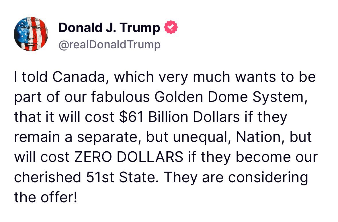 Trump's Shocking Offer: Canada Becomes 51st State for $61B!