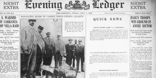 Unbelievable: Jaws Inspired by 1916 Shark Attacks in NJ!