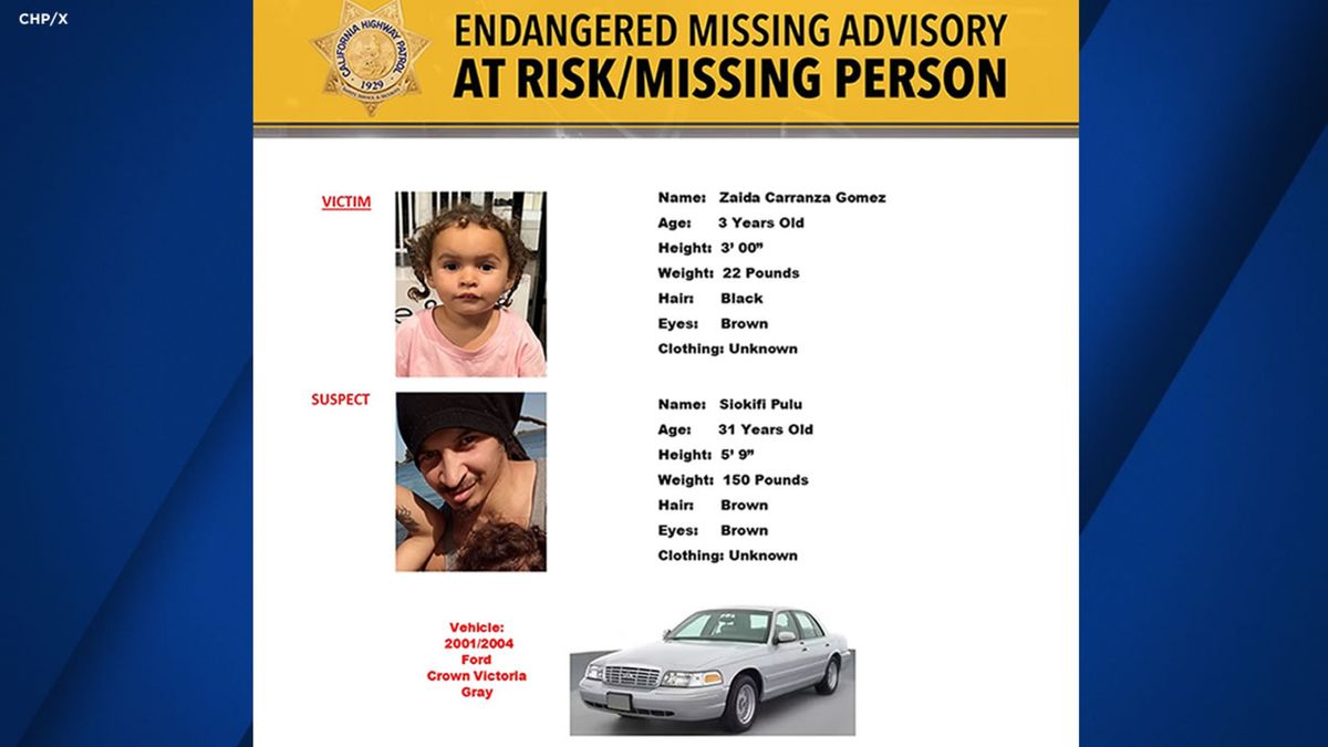 Urgent: Missing 3-Year-Old in Oakland - Suspect in Custody?