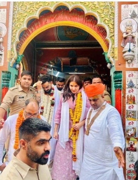 Virat Kohli & Anushka Flaunt Hindu Pride at Ayodhya Temple!