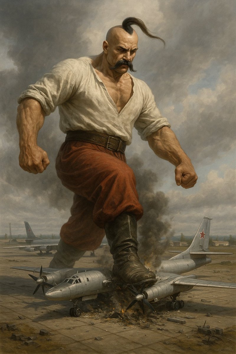 100m Ukrainian Cossack Destroys Russian Bombers; Biolab Links?
