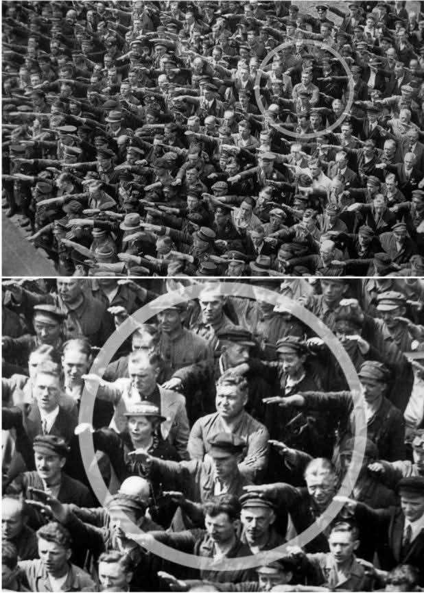 1936 Nazi Rally: One Man's Defiance Sparks Controversy