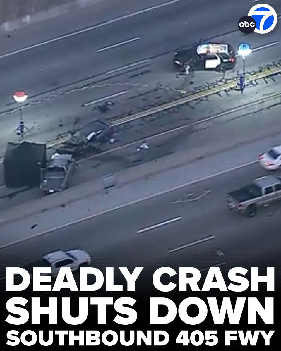405 Freeway Shutdown: Police Officer Involved in Fatal Crash!