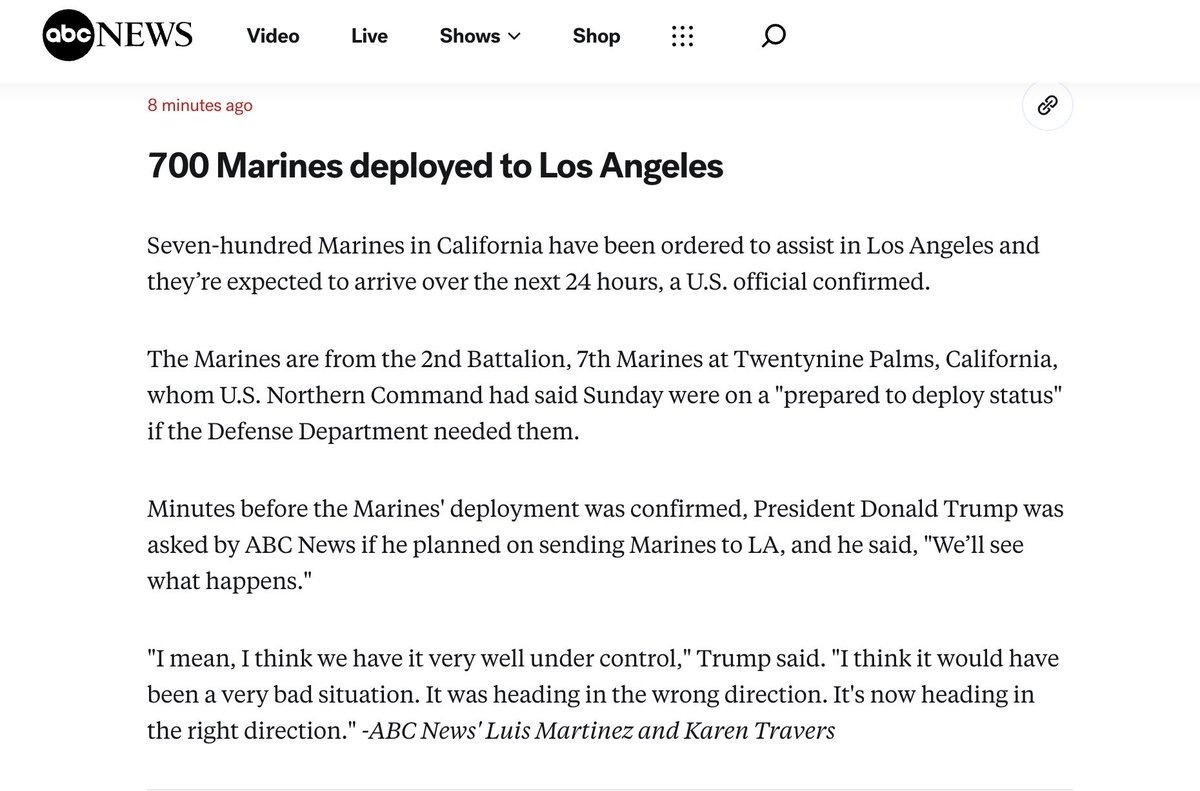 ABC Breaking: 700 Marines Deployed Amidst Unprecedented Crisis!