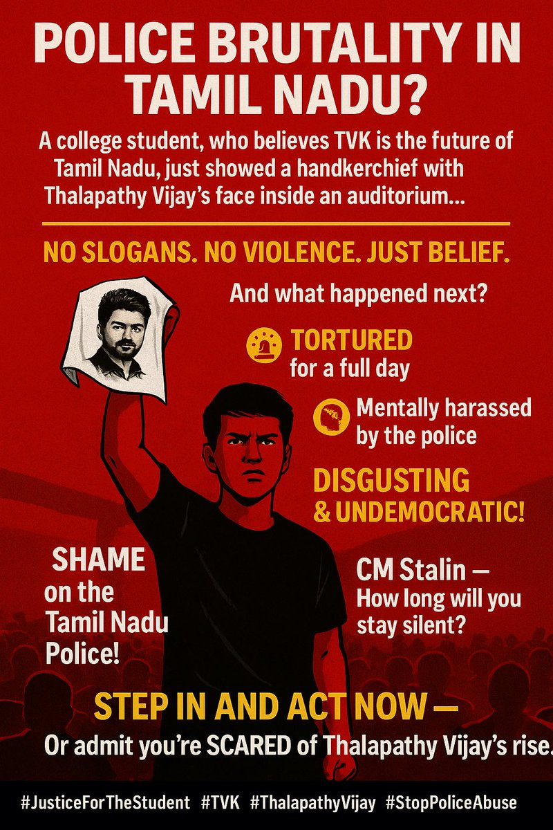 🚨ALERT 🚨 ‼️ Tamil Nadu Student's Death Sparks Outrage: Police Brutality?