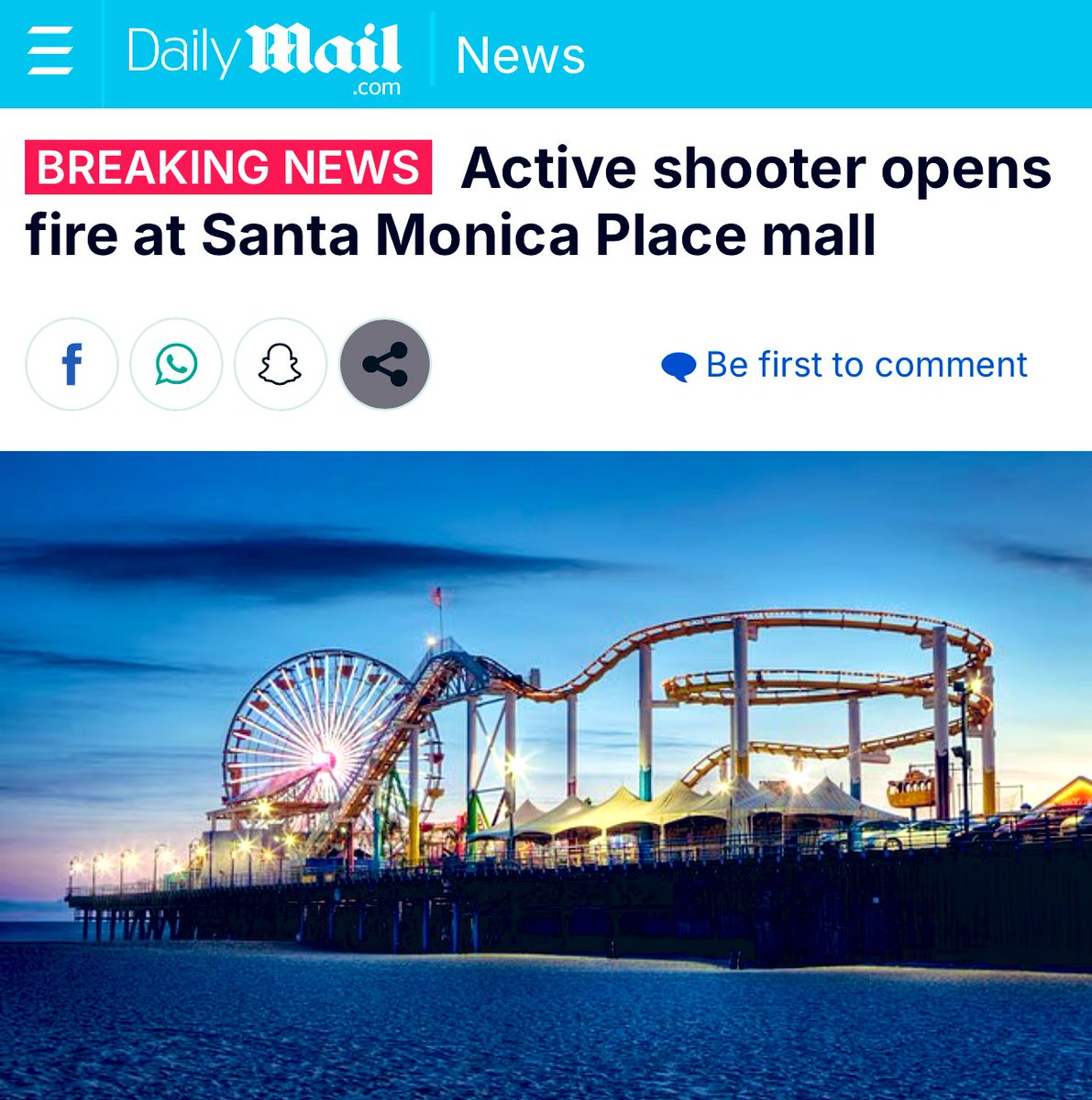 Active Shooter Unleashed Mayhem at Santa Monica Place Mall!