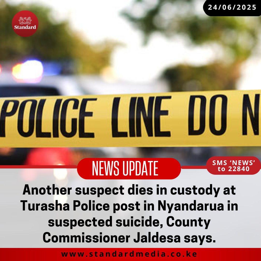 Another Custodial Death: Suspected Suicide Shocks Nyandarua