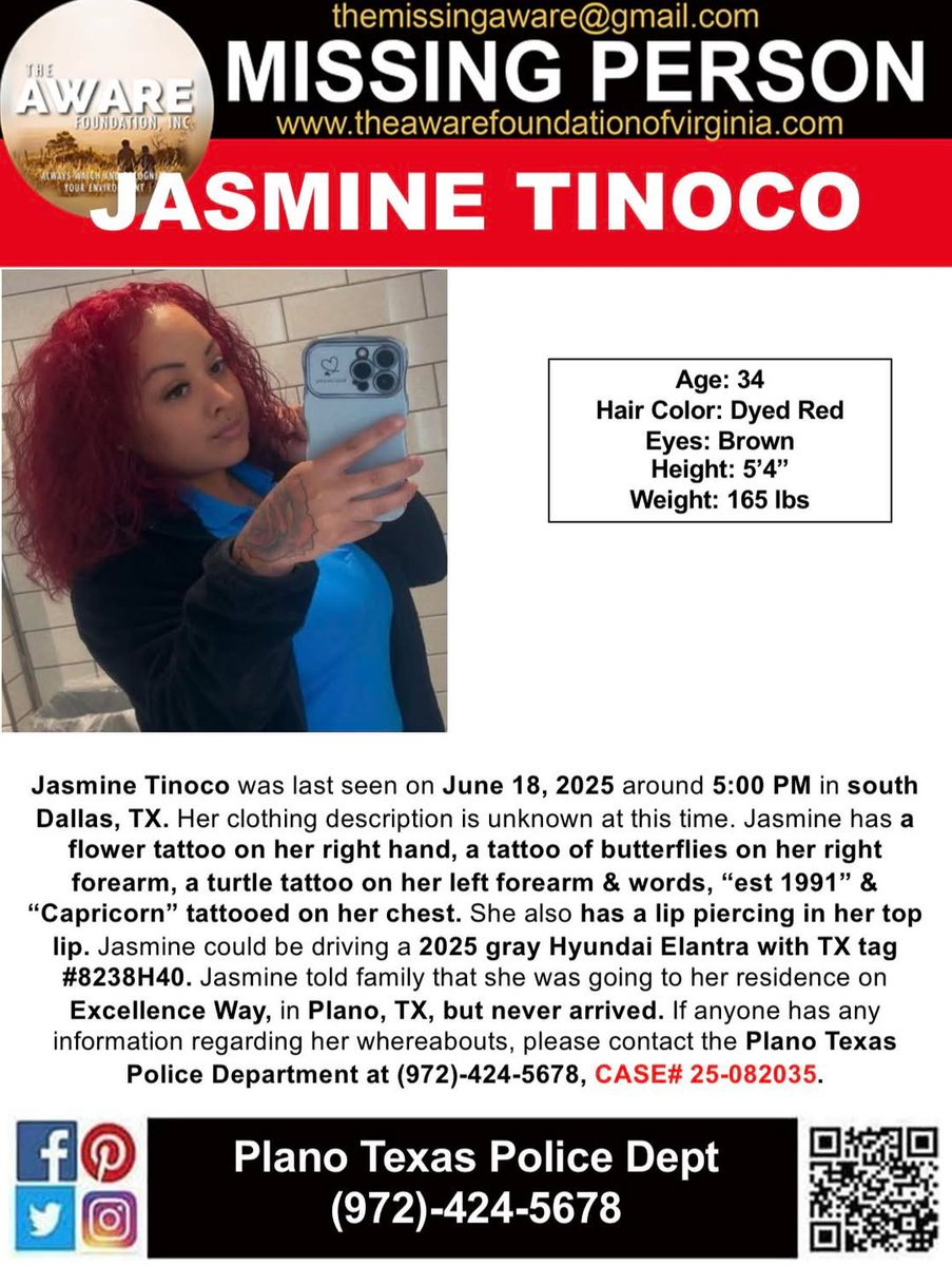 BREAKING: 34-Year-Old Woman Vanishes in Plano, Foul Play Suspected!