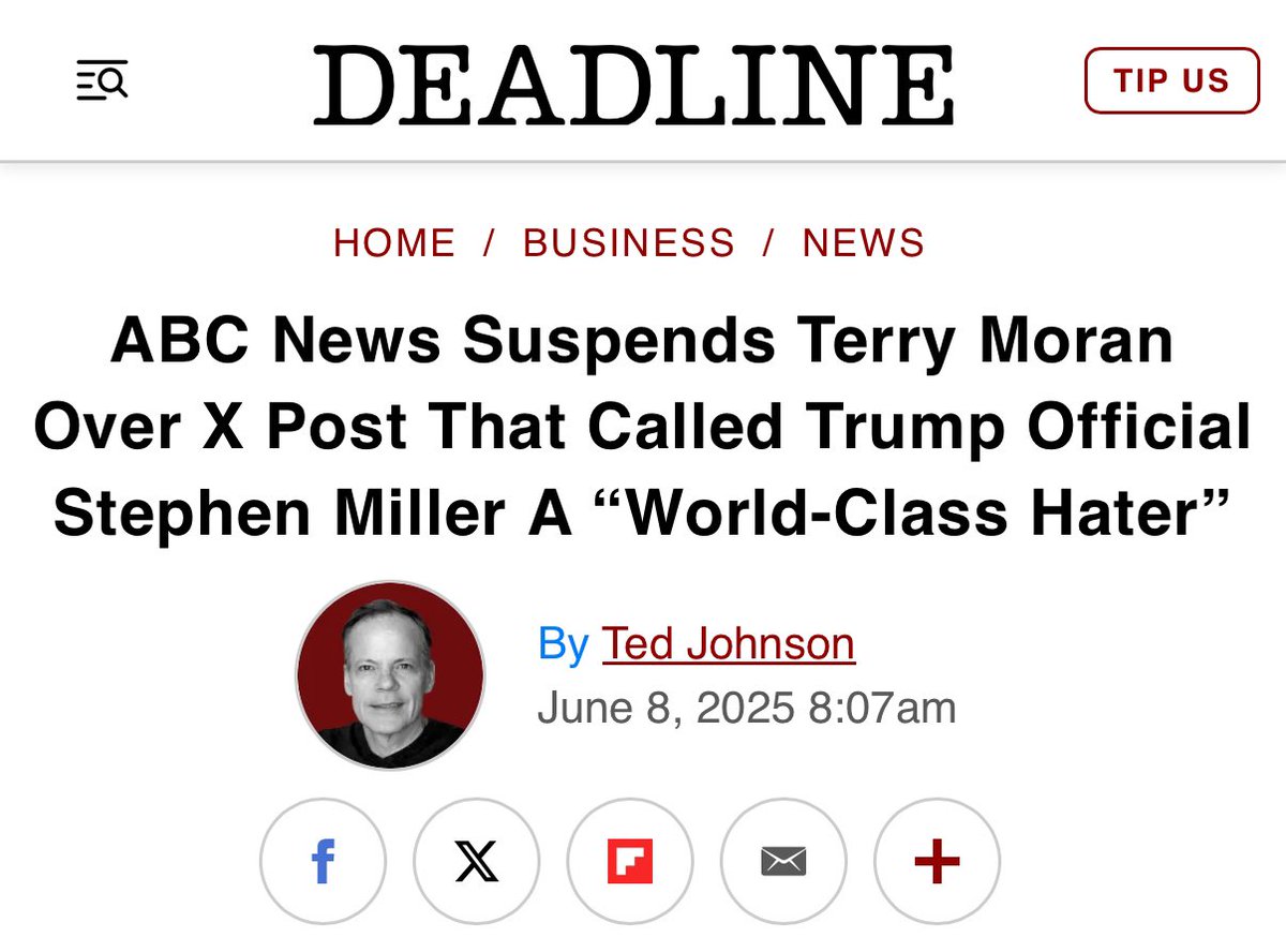 🚨BREAKING: ABC Suspends Terry Moran in Shocking Move!