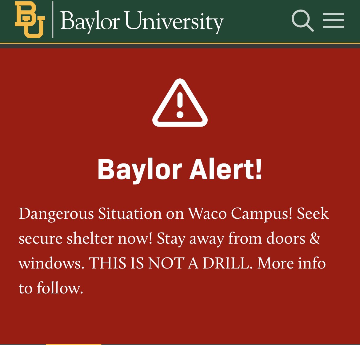 🚨 BREAKING: Baylor University Locked Down Amidst Crisis!