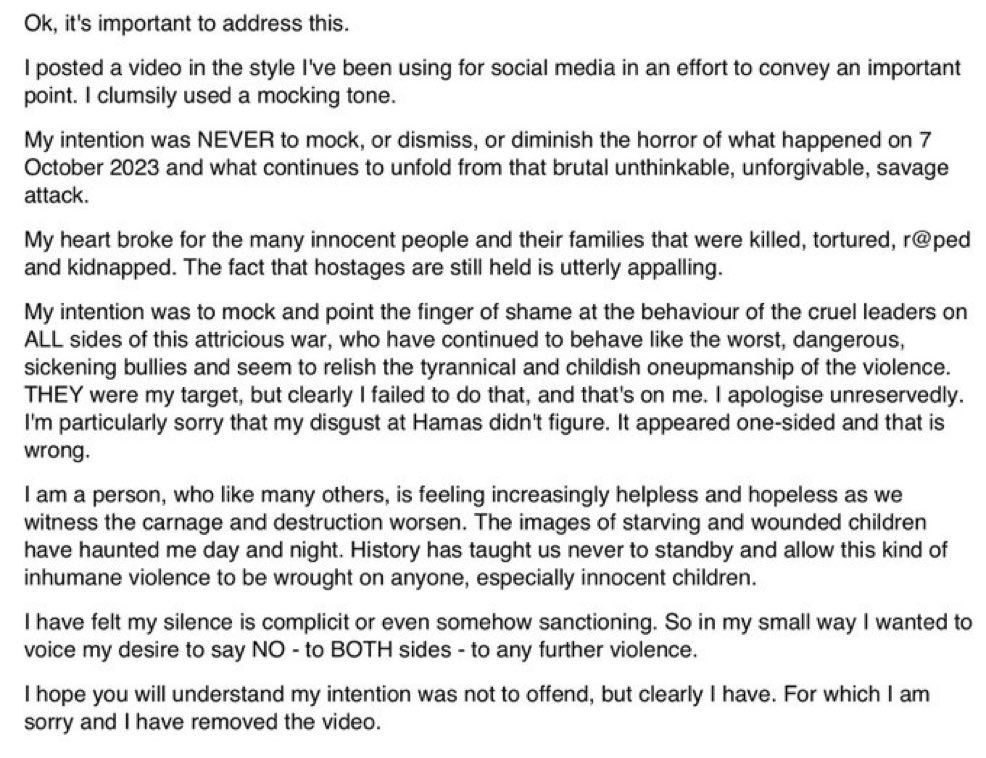 BREAKING: Dawn French's Apology Sparks Outrage Over Terrorism Claims