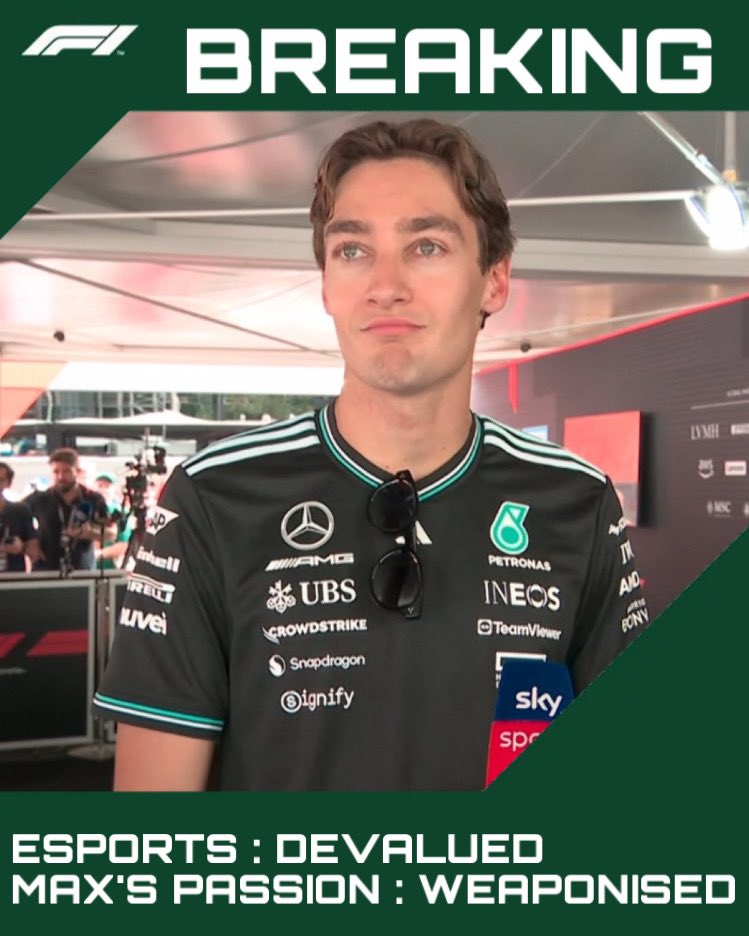 BREAKING 🚨: Esports Stocks Crash After Russell's Verstappen Remarks!