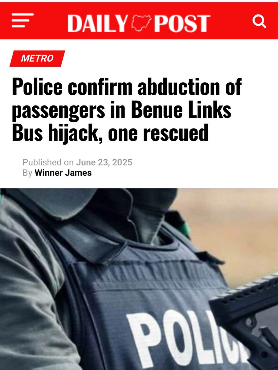 BREAKING: Fulani Gunmen Hijack Benue Bus, Abduct Passengers!