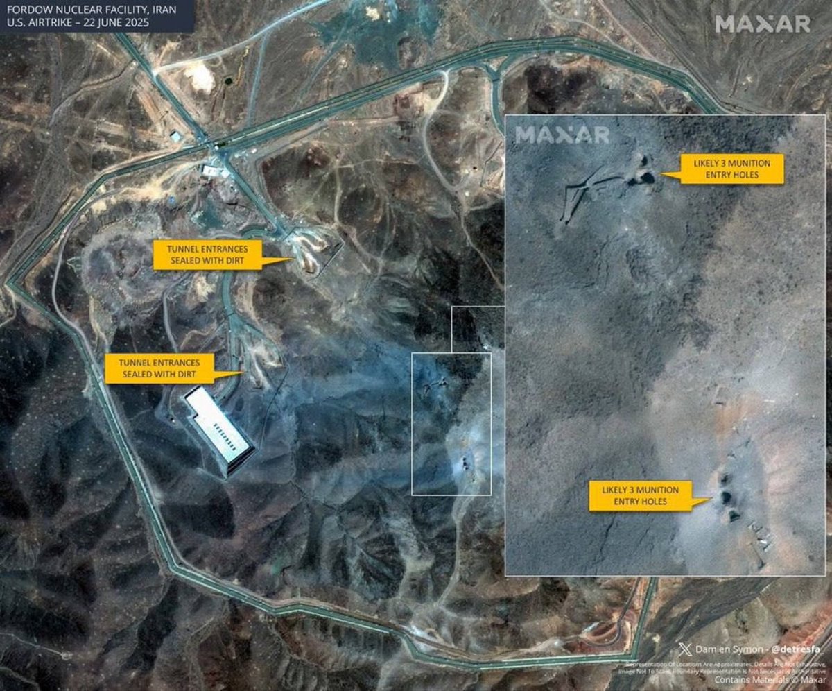 BREAKING: GBU-57A/B Bombs Hit Iran’s Fordow Nuclear Site!