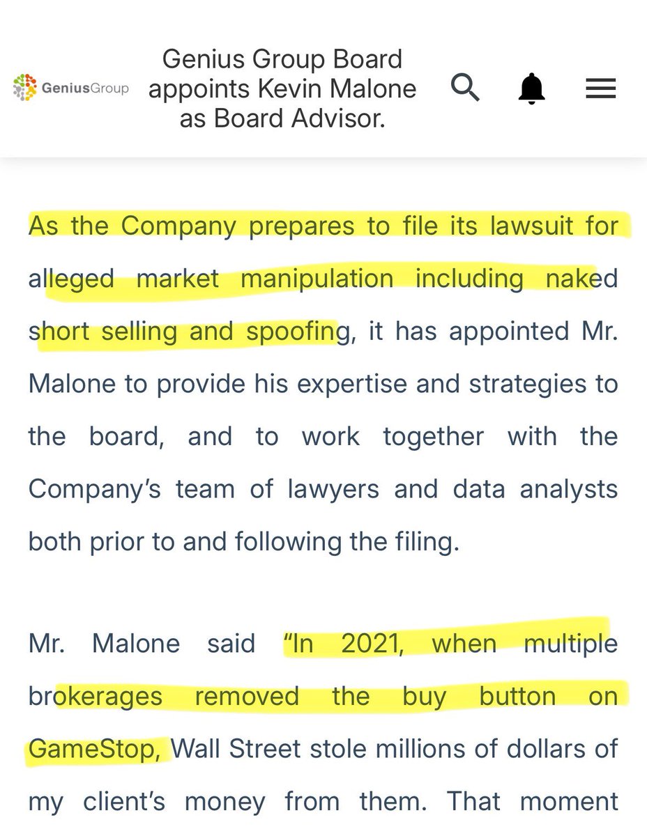 BREAKING: Genius Group to Sue Over Naked Short Selling Scandal!