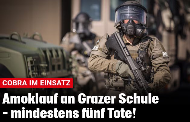 BREAKING: Graz School Shooting Leaves 5 Dead, Chaos Unfolds