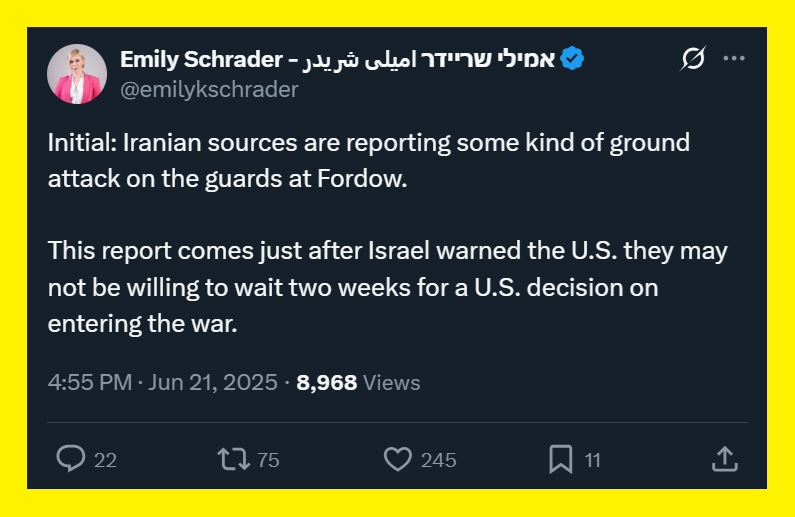 BREAKING: Iran Launches Ground Attack on Fordow Nuclear Plant!