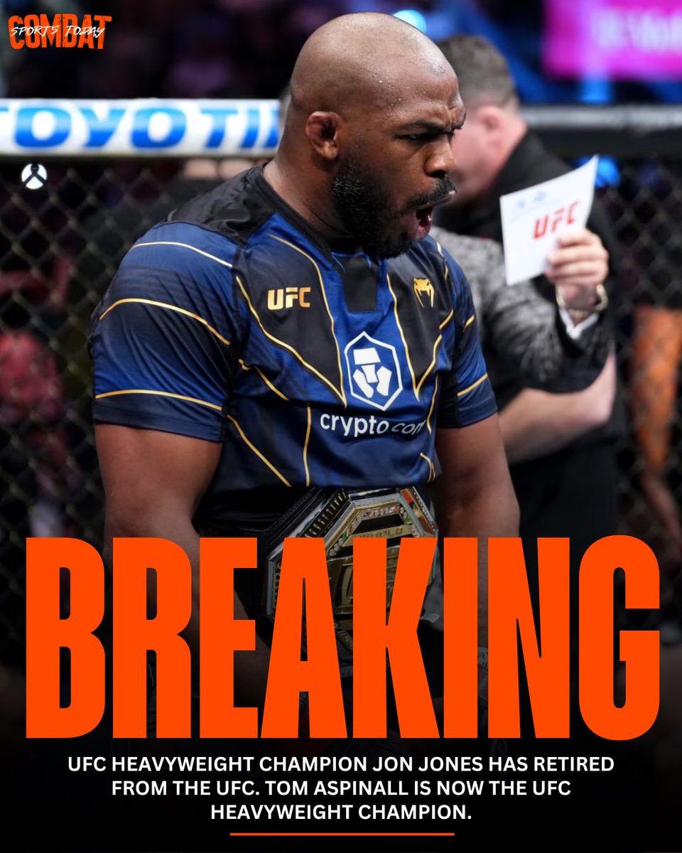 🚨BREAKING: Jon Jones Retires, Aspinall Crowned Heavyweight King!