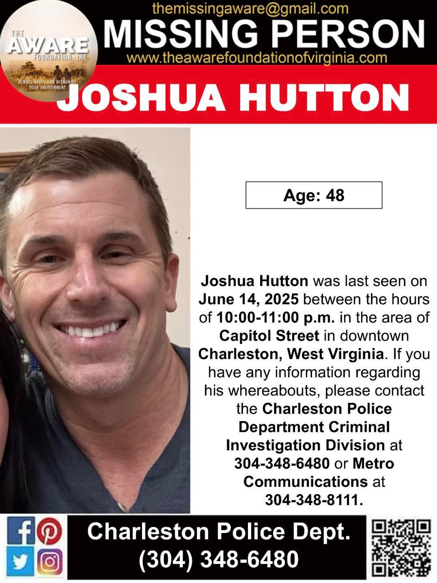 BREAKING: Joshua Hutton Mysteriously Vanishes in Charleston!