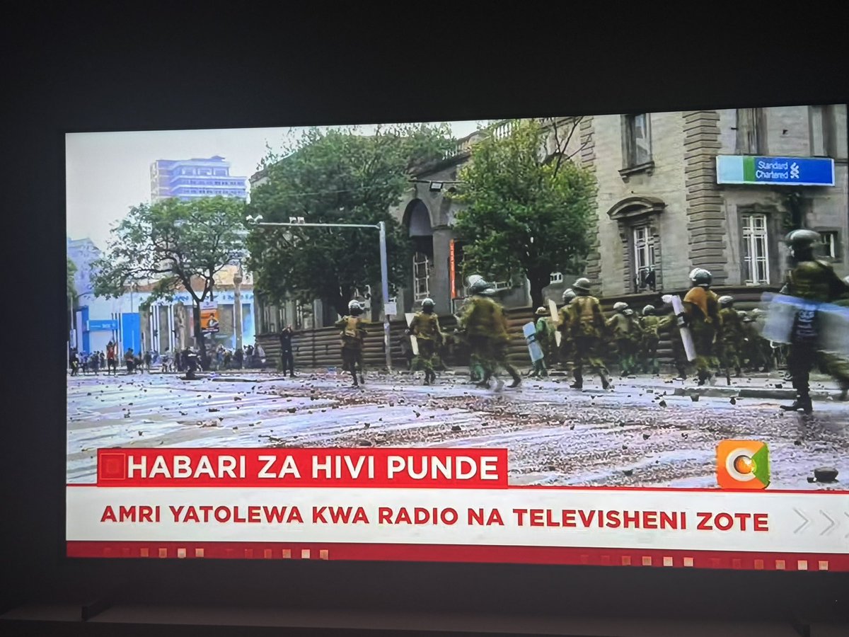 BREAKING: Kenya Orders TV Stations to Censor Maandamano Coverage!