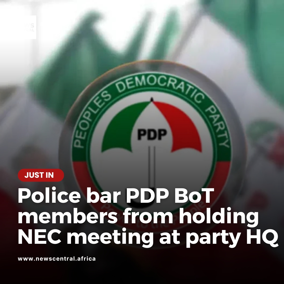 BREAKING: Police Halt PDP's 100th Meeting, Sparks Outrage!