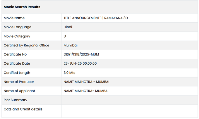 BREAKING: Ramayana Video Approved by CBFC! Controversy Erupts! ❤️‍🔥