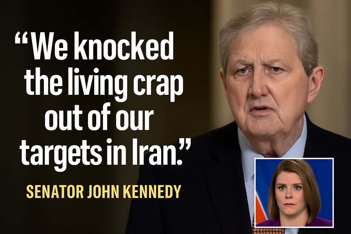BREAKING: Senator Kennedy Claims Iran on Brink of Nuclear Bomb!  
Trump & Israel's Surgical Strike: "We Knocked the Living Crap Out!"