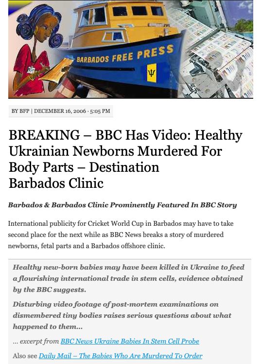 BREAKING: Shocking Claims of Ukrainian Newborns' Body Parts Trade!