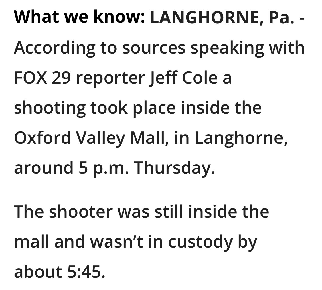 BREAKING: Shooter Still Inside Mall, Panic Ensues Among Shoppers!