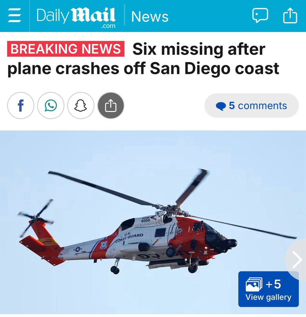 BREAKING: Six Feared Dead in Shocking San Diego Plane Crash!