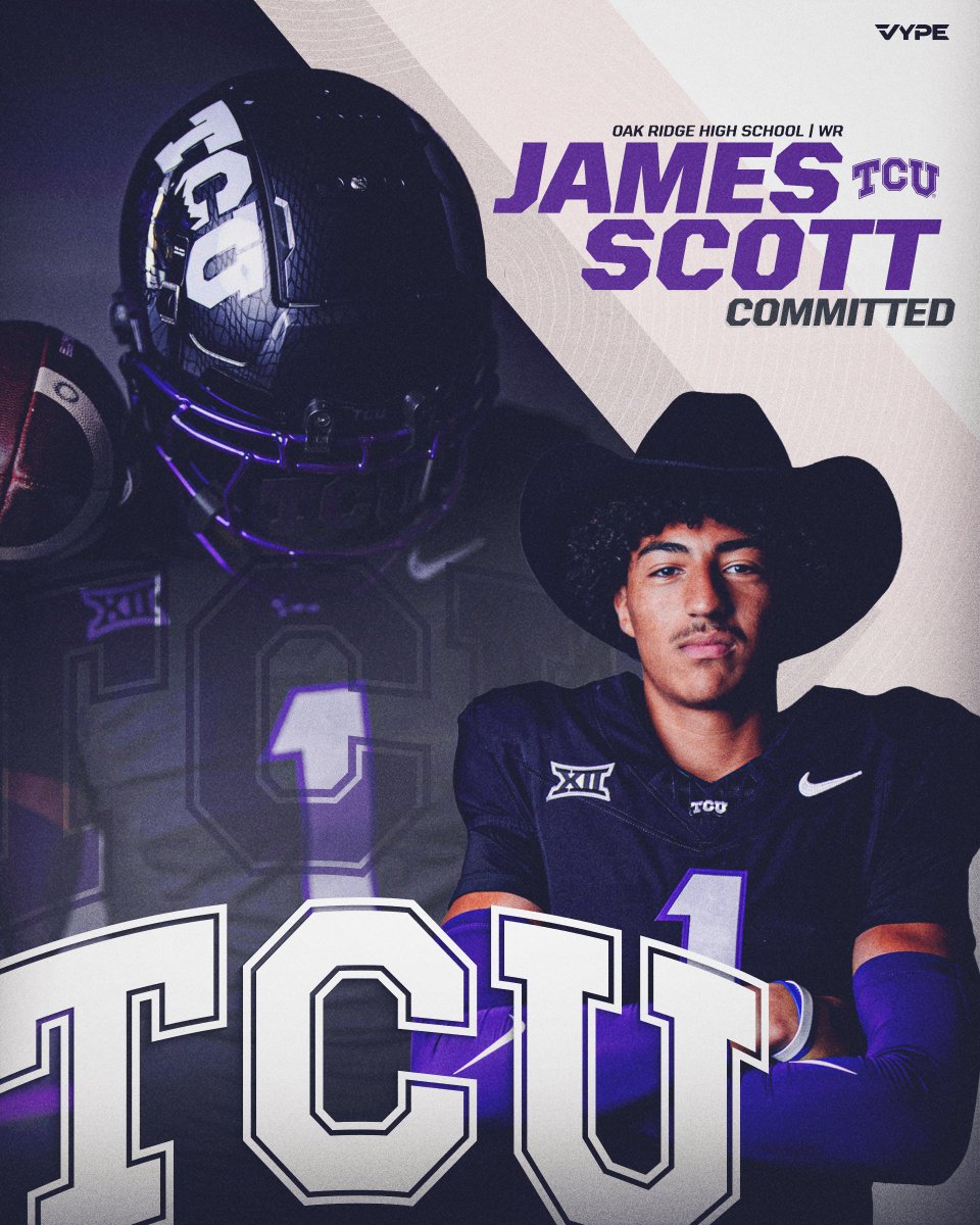 BREAKING: TCU's Controversial Pick! WR James Scott Commits!