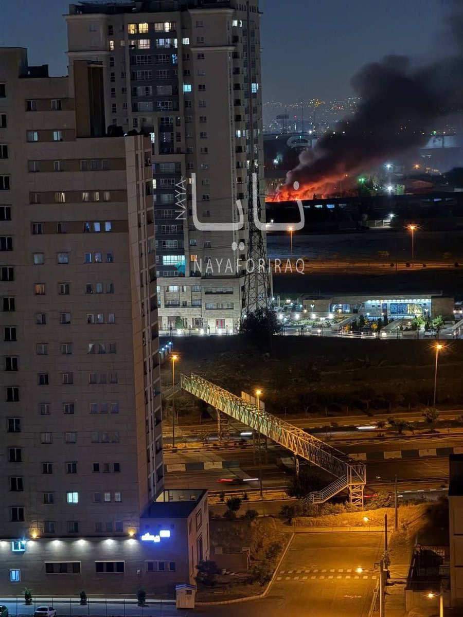 BREAKING: Tehran Erupts in Chaos as Massive Fires Ignite City!