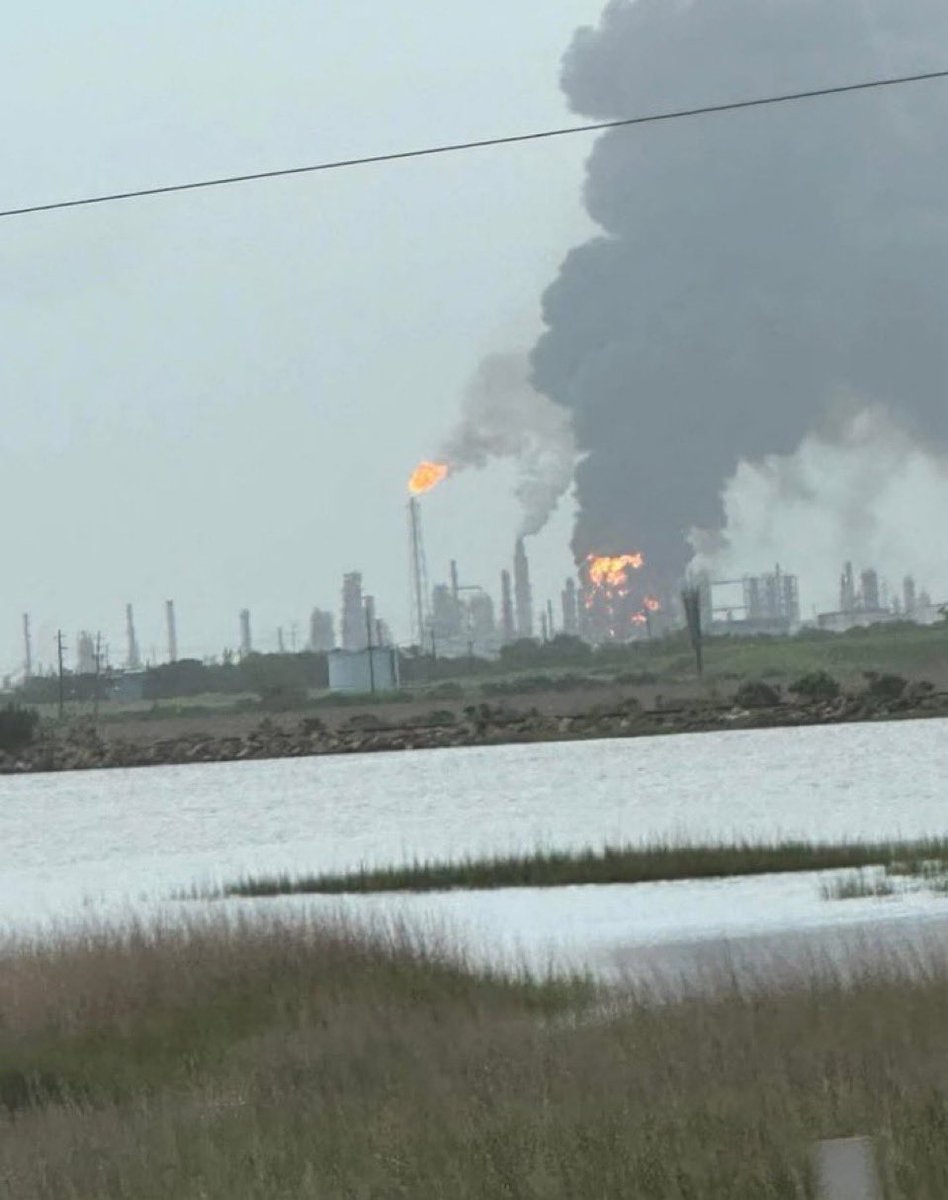 BREAKING: Texas City Erupts in Chaos as Oil Refinery Ignites!