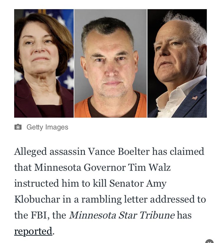 BREAKING: Tim Walz Allegedly Hired Hitman to Target Senators!