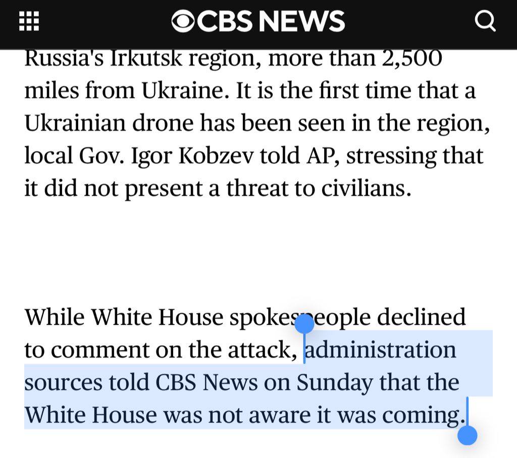 BREAKING 🇷🇺🔥🇺🇦🇺🇸 Trump Admin Denies Knowledge of Ukraine's Attack!