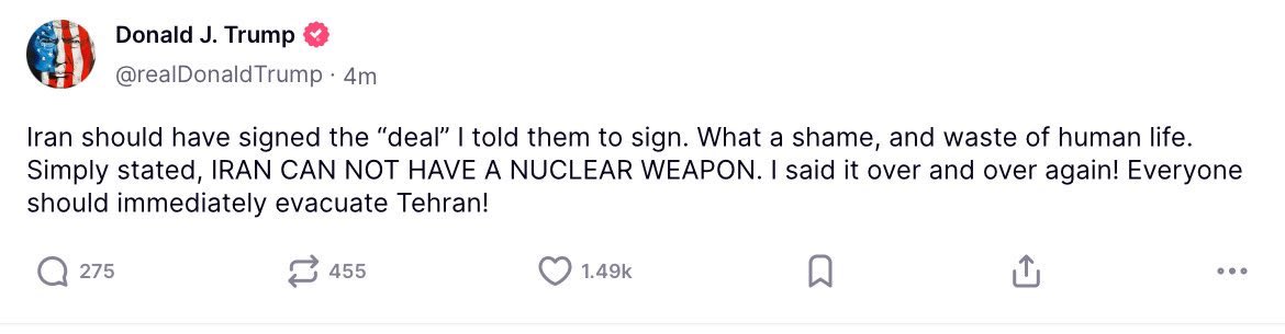 BREAKING 🔴 Trump Orders Tehran Evacuations: Chaos Unfolds!