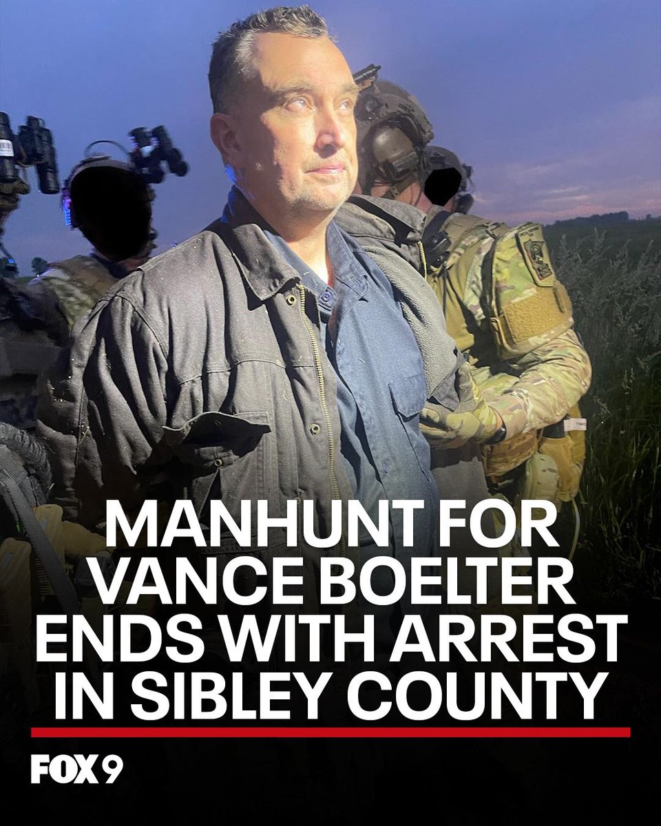 BREAKING: Vance Boelter Arrested - MN Shooter in Military Gear!
