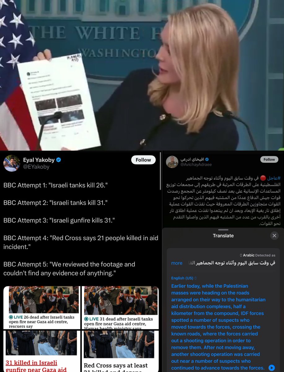BREAKING: White House Press Sec. Caught Dismissing Aid Massacres!