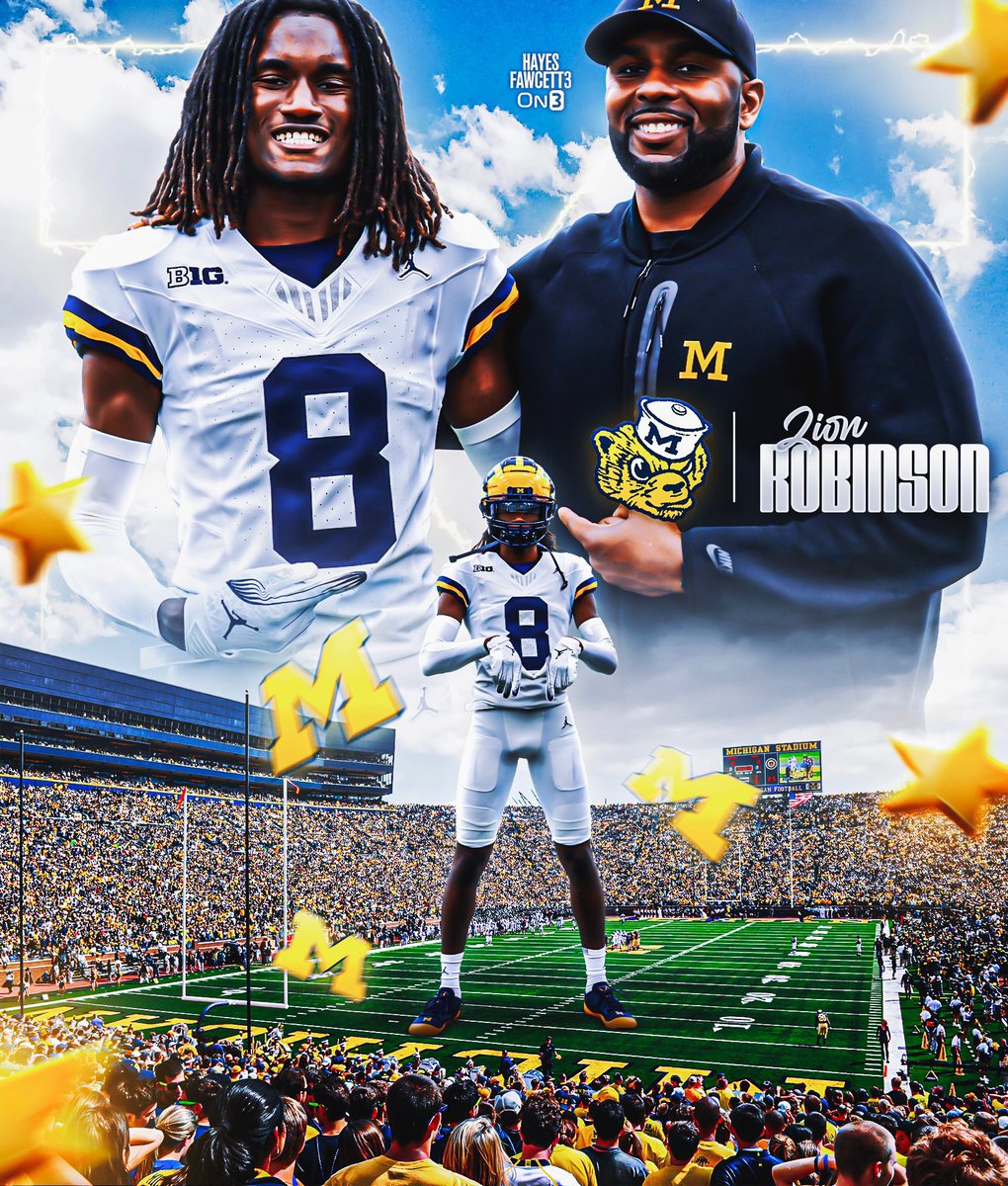 BREAKING: Zion Robinson Shocks Football World, Chooses Michigan!