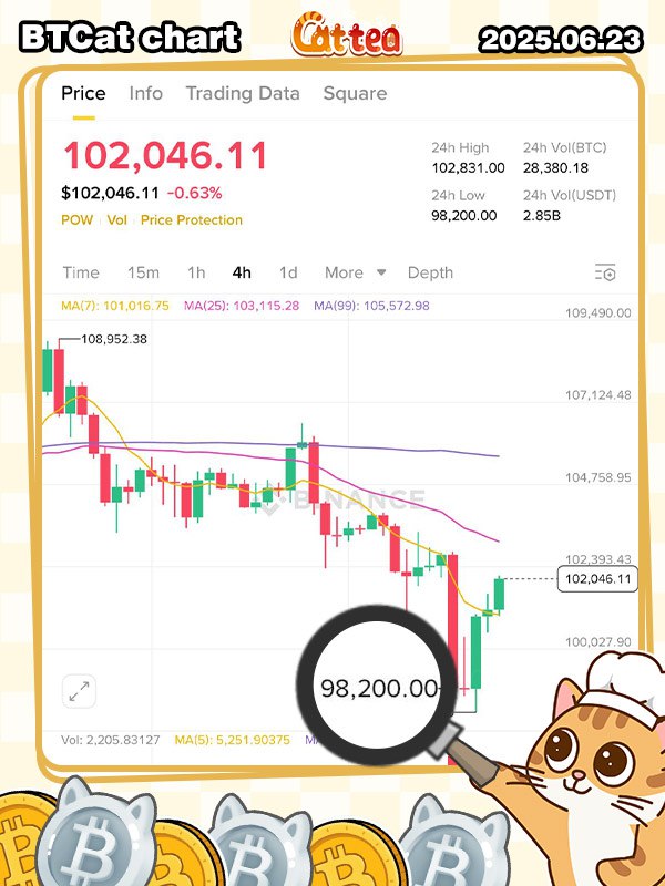 Bitcoin Plummets Near Predictive Support: Cattea's Bold Call!