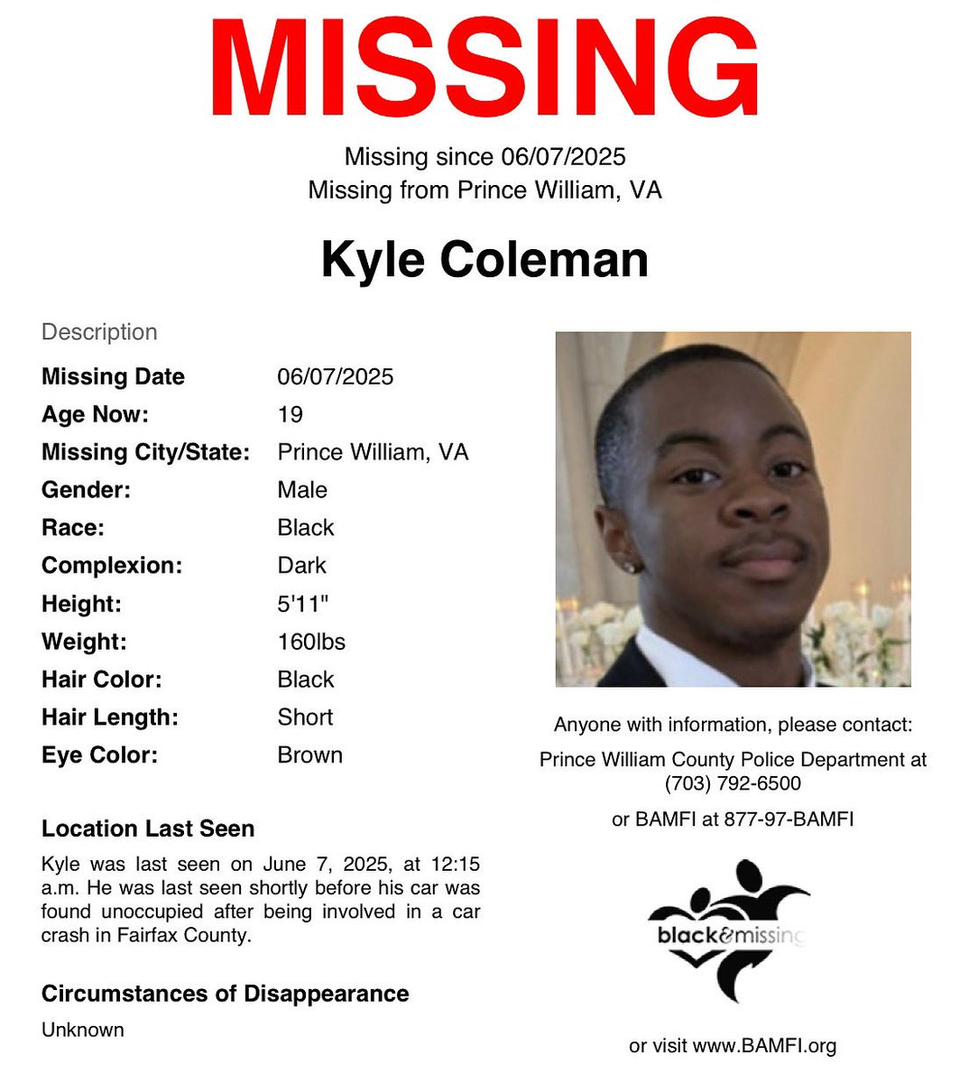 Body Found in Tysons: Disturbing Twist in Kyle Coleman Search
