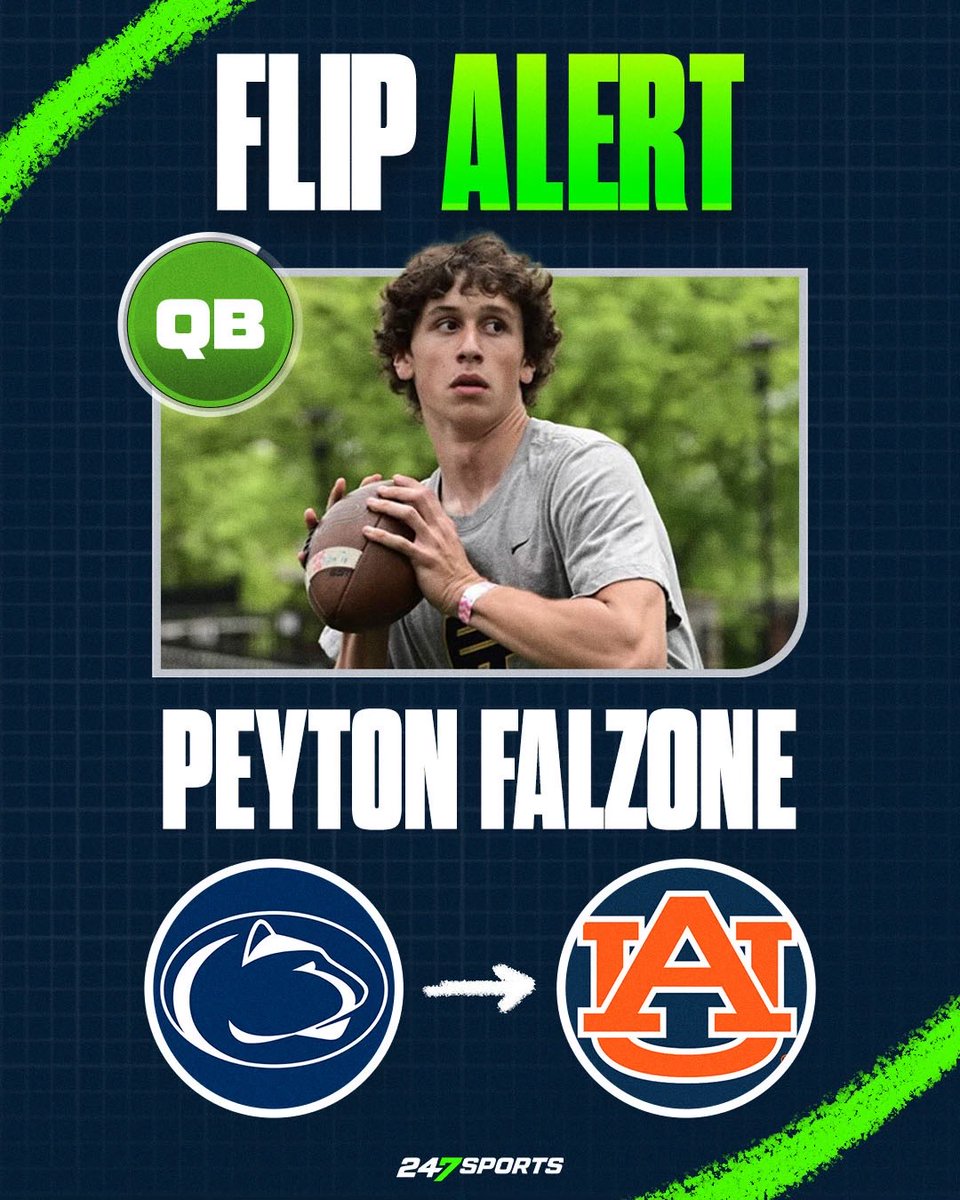 Breaking: Auburn Shocks Nation by Snagging QB Peyton Falzone!