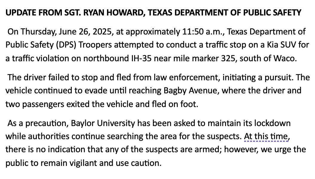Breaking: Baylor Campus on Lockdown Amid Robbery Manhunt!