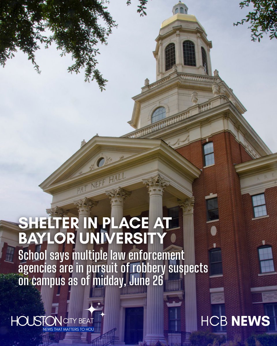 Breaking: Baylor University on Lockdown Amidst Robbery Chase!